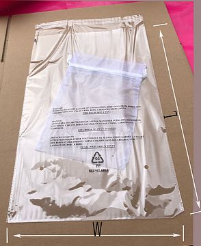 Clear Plastic Reclosable Single Zip Poly Bag Hang Hole 3x5-4 mil 100 Pack 