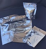 barrier bag standup pouch silver